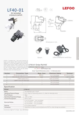 Druckluft betätigt LF40-01