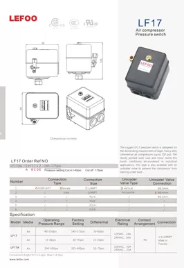 Drucksc halter LF17 Luft kompressor