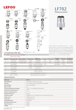 Membran drucksc halter LF702