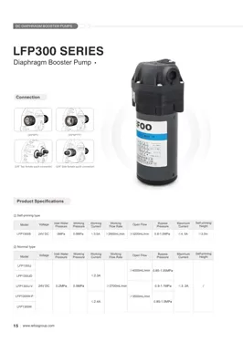 LEFOO 24V 300GPD Serie