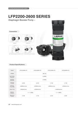 LEFOO 36V 2200-2600GPD Serie