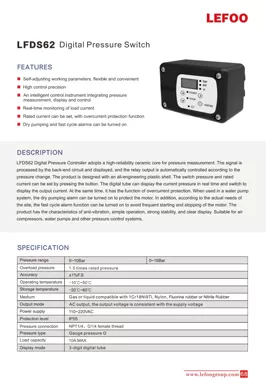 LEFOO LFDS62 Digitaler Drucksc halter