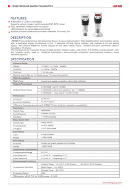 LEFOO LFDS68 Drucksc halter Sender