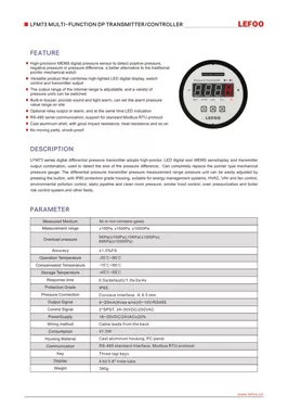 LEFOO LFM73 Multifunktions-DP Transmitter & Controller
