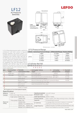 Dreiphasiger Luftdrucksc halter LF12