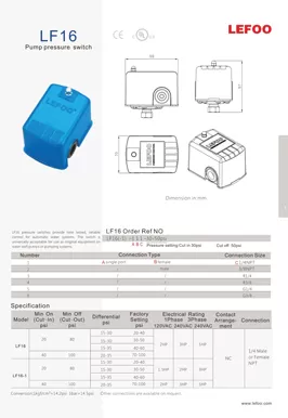 Wasserpumpe Drucksc halter LF16